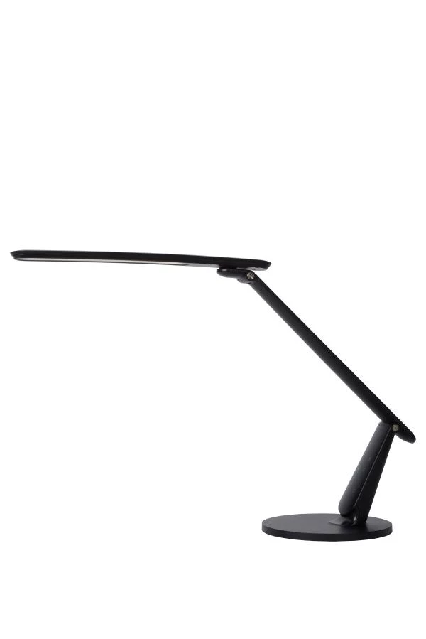 Lucide PRACTICO - Lampe de bureau - LED Dim. - 1x10W 2700K/6000K - Point de rechargement USB - Noir - UIT